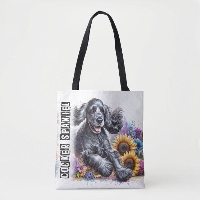 Tote Bag Cocker Spaniel (Devant)