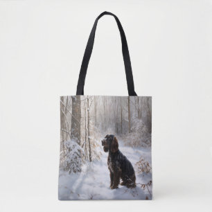 Tote Bag Cocker Spaniel Laissez tomber la neige Noël