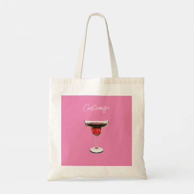 Tote Bag Cocktail Big Red Margarita Boire Thunder_Cove (Dos)