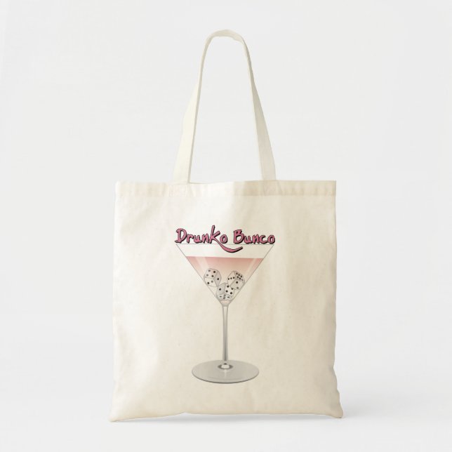 Tote Bag Cocktail Bunco Martini (Devant)