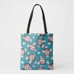 Tote Bag Cocoa marshmallows chocolat chaud bonbons hiver tu