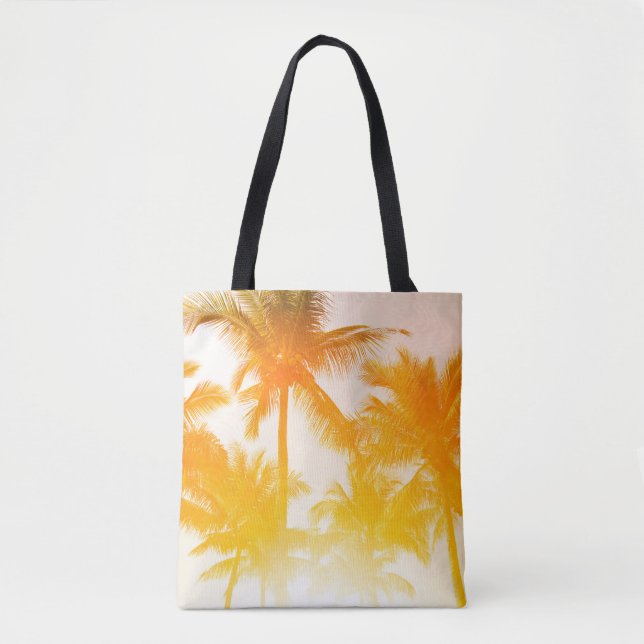 Tote Bag Cocotiers verts (Devant)