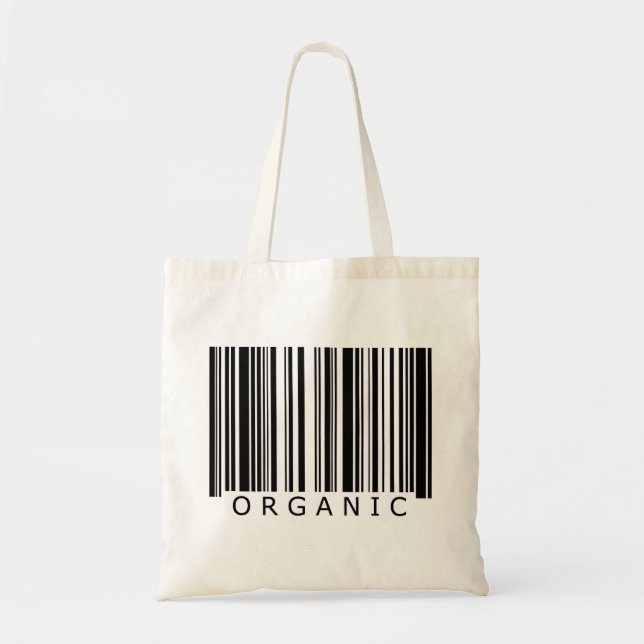 Tote Bag Code barres organique (Devant)