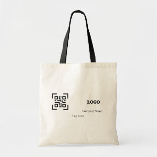 Tote Bag Code QR de logo d'entreprise personnalisé pour la