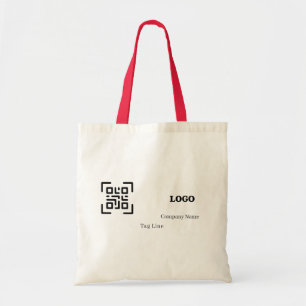 Tote Bag Code QR de logo d'entreprise promotionnel personna