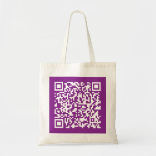 Tote Bag Code QR instantané avec votre URL de site Web Po