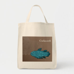 Tote Bag Coelacanthe - Poisson à colle ancien