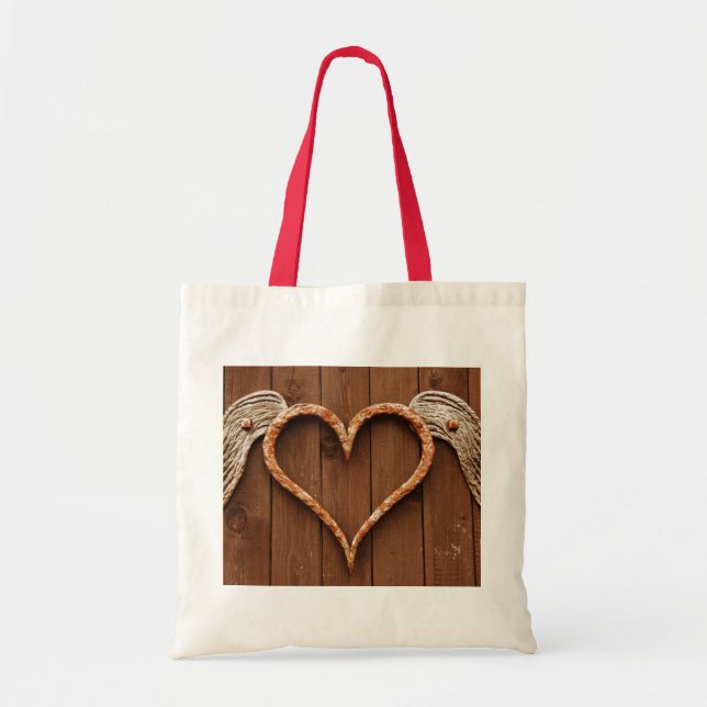 Tote Bag Coeur ailé (Devant)