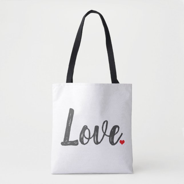 TOTE BAG COEUR AMOUR (Devant)