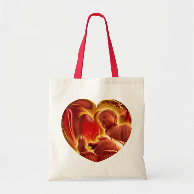 Tote Bag Coeur BUDDHA (Devant)