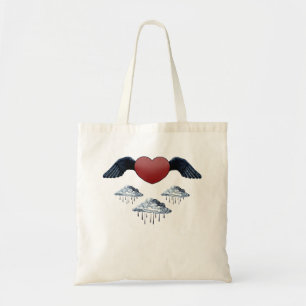 Tote Bag Coeur clair et au-dessus de tout par Aleta