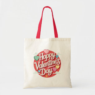 Tote Bag Cœur coloré de la Saint-Valentin