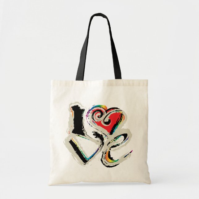 Tote Bag Coeur d'Amour (Devant)