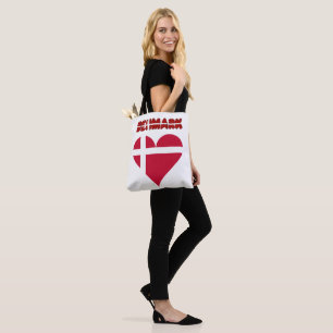 Tote Bag Coeur danois