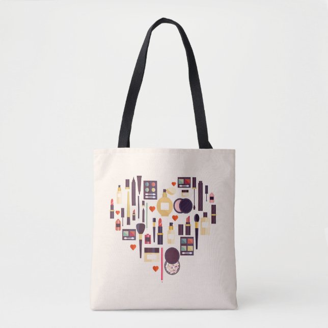 Tote Bag Coeur de Comestics (Devant)