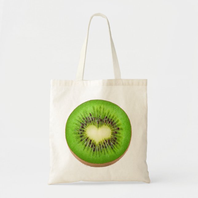 Tote Bag Coeur de kiwi (Devant)