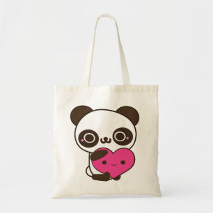 Tote Bag Coeur de panda