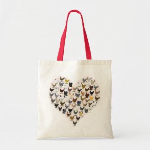 Tote Bag Coeur de poulet