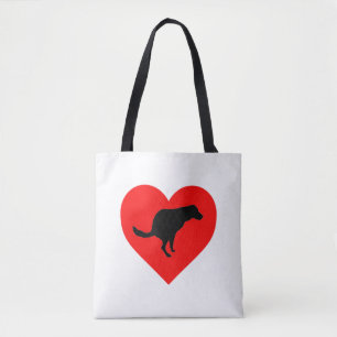 Tote Bag Coeur du chien