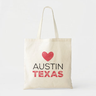 Tote Bag Coeur Fourre-tout d'Austin le Texas