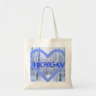 Tote Bag COEUR FOURRE-TOUT de l'HIVER 2MICHIGAN