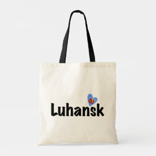Tote Bag Coeur Luhansk, Л у г а н с ь, Ukraine, J'Aime Luha