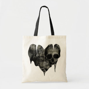 Tote Bag Coeur morne Valentine gothique