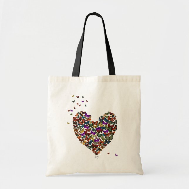 Tote Bag Coeur papillon (Devant)