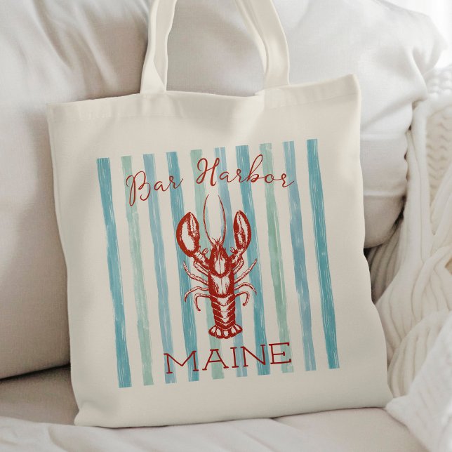 Tote Bag Coeur pêcheur du Maine (Créateur téléchargé)