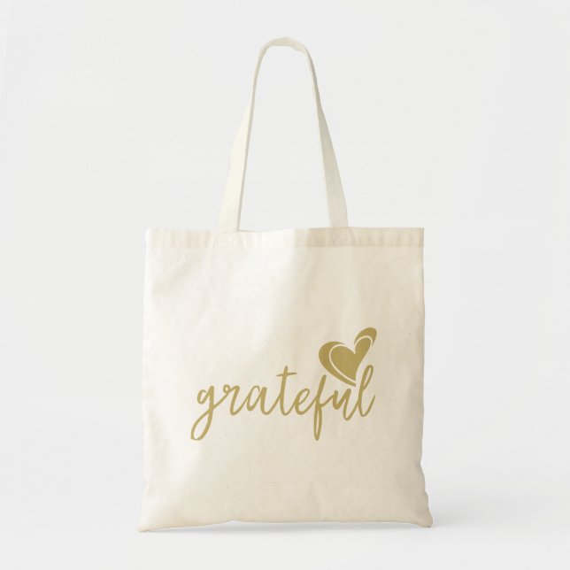 Tote Bag cœur reconnaissant (Devant)