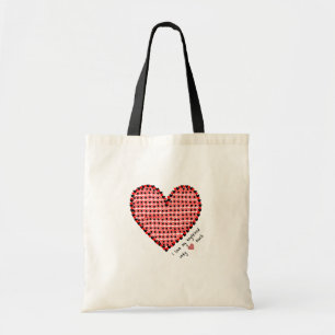 Tote Bag Cœur rouge