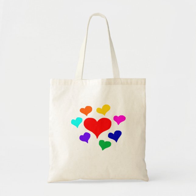 Tote Bag Coeurs (Devant)