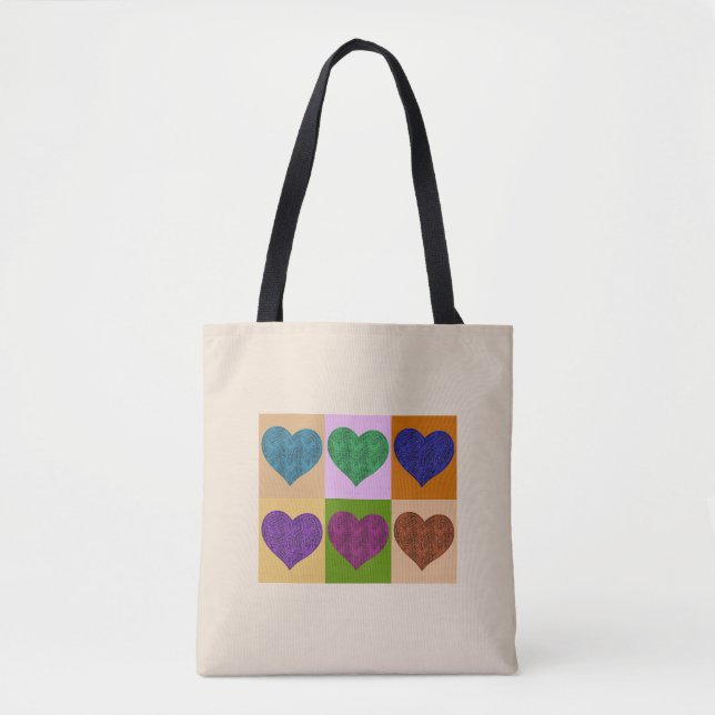 TOTE BAG COEURS A-MAZE-ING (Devant)