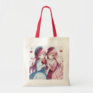 Tote Bag Coeurs d'Anime Valentine