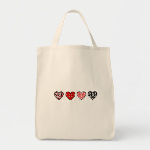 Tote Bag cœurs de la Saint-Valentin minimaux / “motif d'amo