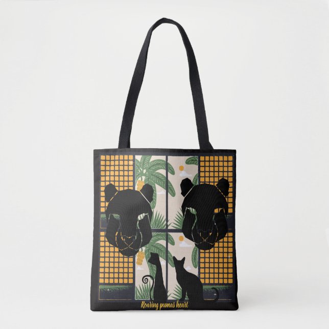 Tote Bag Coeurs de pomme (Devant)