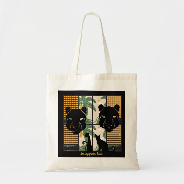 Tote Bag Coeurs de pomme (Devant)