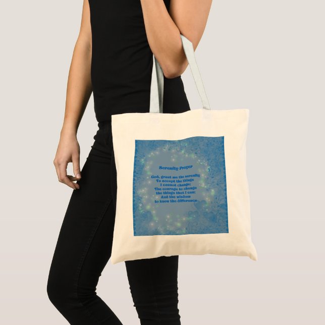 Tote Bag Coeurs de prière de sérénité Inspiration (Devant (produit))