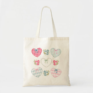Tote Bag Coeurs et fleurs !