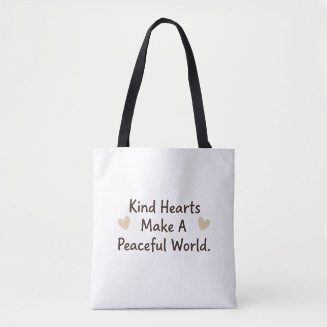 Tote Bag Cœurs Gentils (Devant)