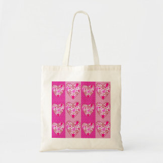 Tote Bag Coeurs Patchwork - Cadeau de la fête des mères