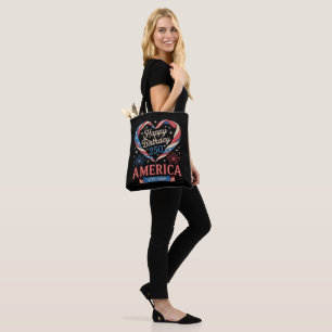 Tote Bag Cœurs USA 1776 2026 juillet 250e anniversaire USA