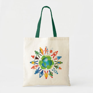 Tote Bag Coexistent et le devenez écolo de paix du monde