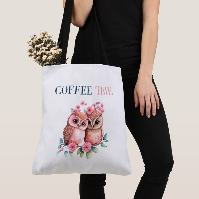Tote Bag Coffee Time (De près)
