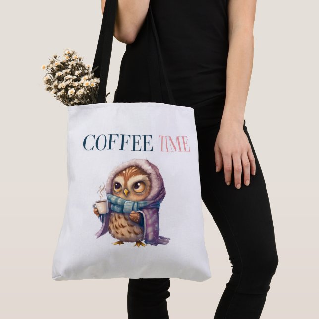 Tote Bag Coffee Time (De près)