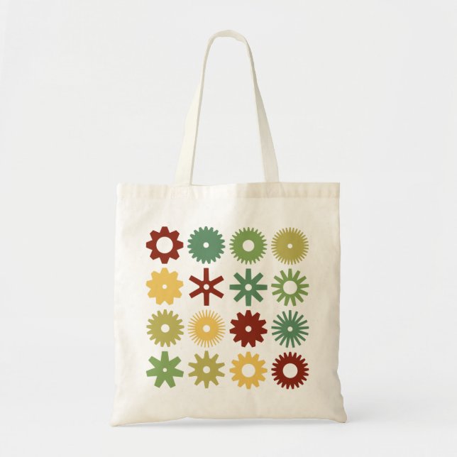 Tote Bag Cogs - Couleurs 03 (Devant)