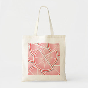 Tote Bag Coincés de pamplemousse rose