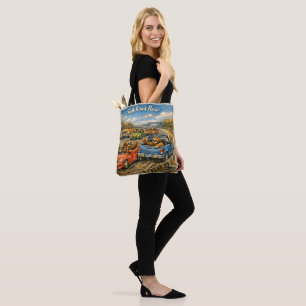Tote Bag Colère de paresseux sur la route – Aquarelle de vo