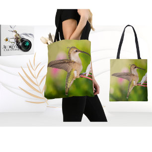 Tote Bag Colibri à gorge rubis