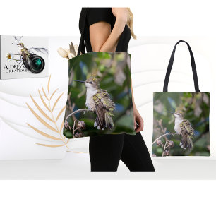 Tote Bag Colibri à gorge rubis